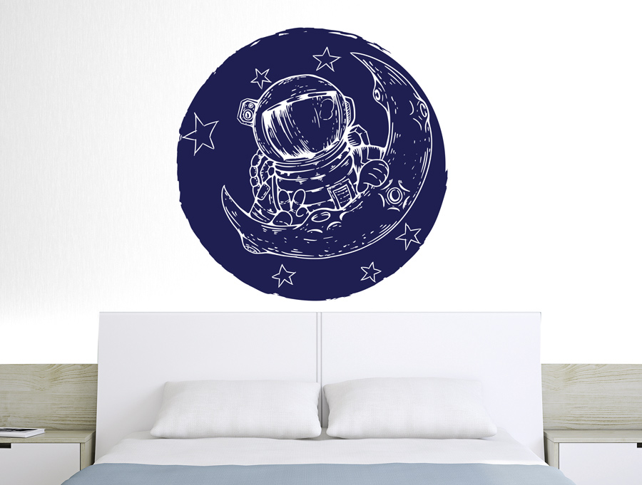 Sticker - astronaut in space
