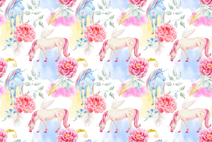 Wallpaper - Colorful Unicorns