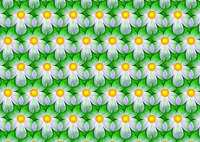 Wallpaper - White flower design