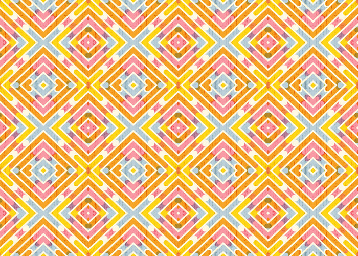 Wallpaper - Design of bright and colorful shapes