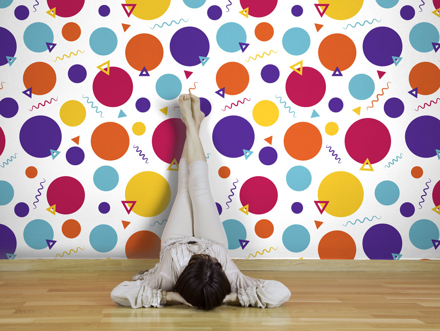 Wallpaper - colorful circles and shapes