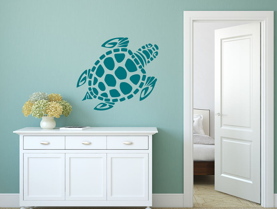 Wall sticker - beautiful sea turtle