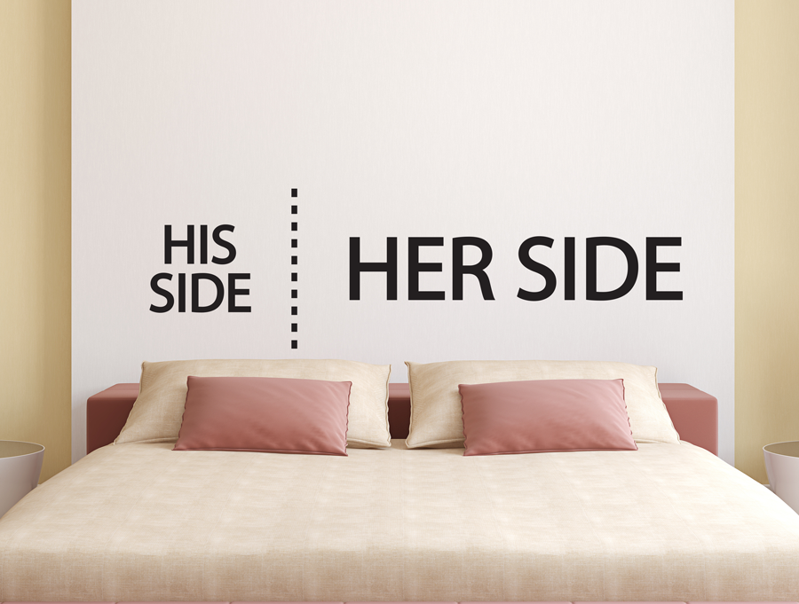 Wall Sticker - Its Side | His side