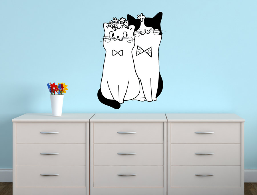 Sticker - cute kittens