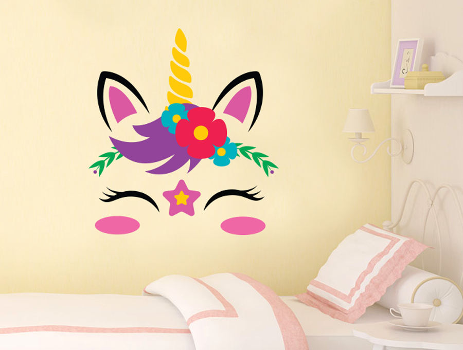 Wall Sticker - Colorful Unicorn