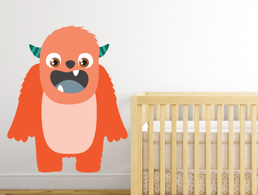 Wall Sticker - Funny Monster