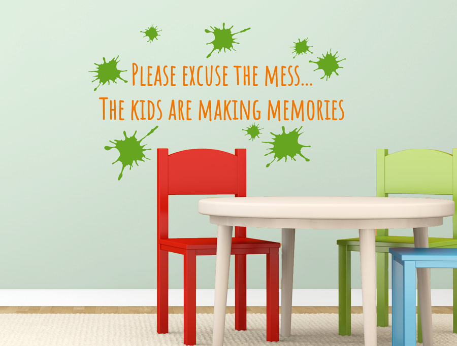 Wall Sticker - Kids making memories