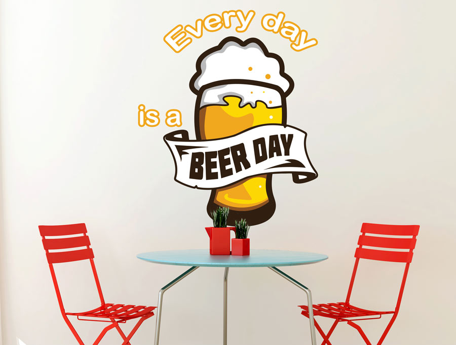 Wall Sticker - Beer Day