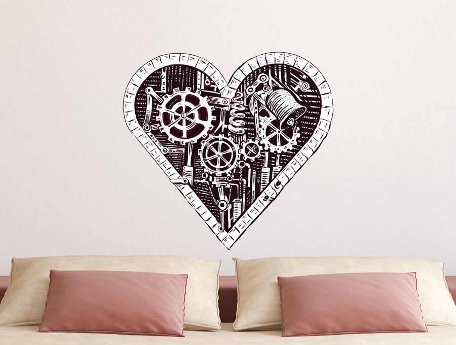 Sticker - steampunk Heart