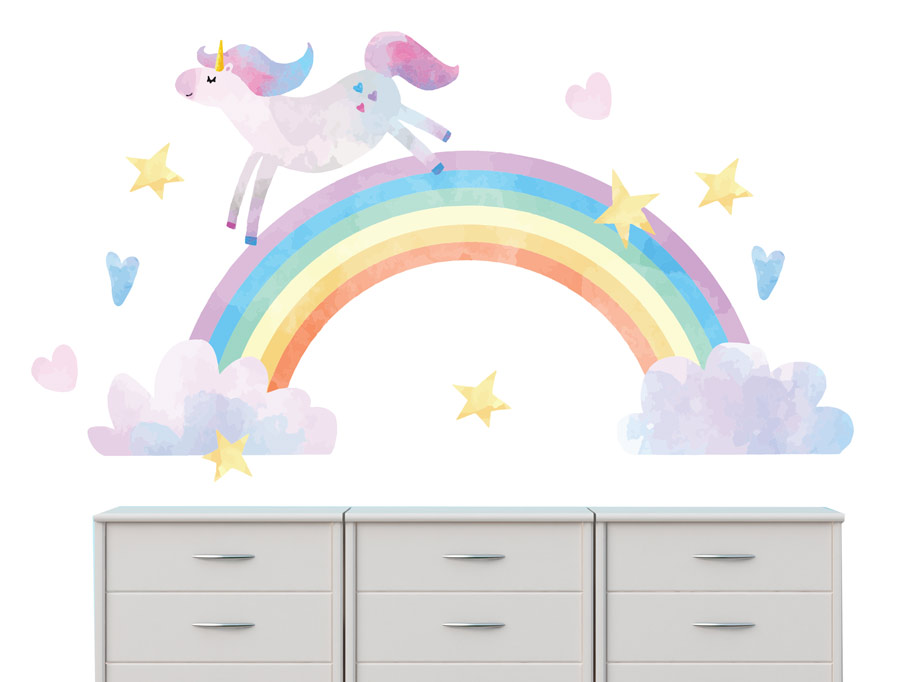 Sticker - Sweet and colorful unicorn