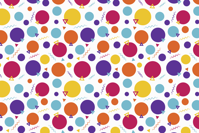 Wallpaper - colorful circles and shapes