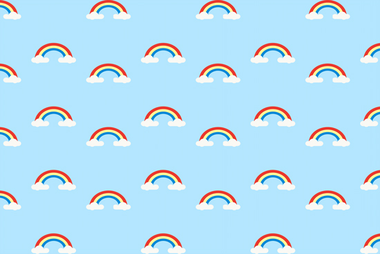 Wallpaper | Rainbows in the cloud