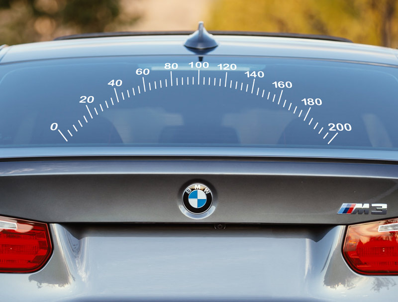 Car Sticker - Speedometer