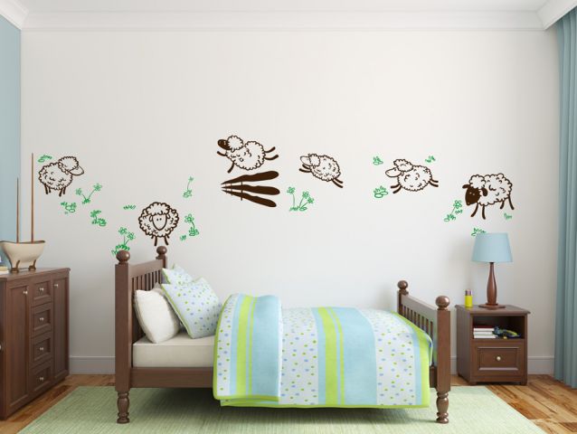 Wall Sticker - Cute Sheep