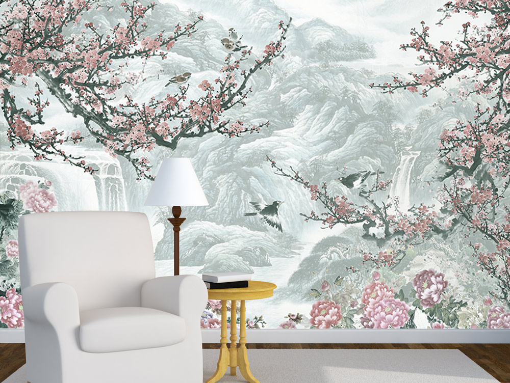 Wallpaper - Japanese-style landscape