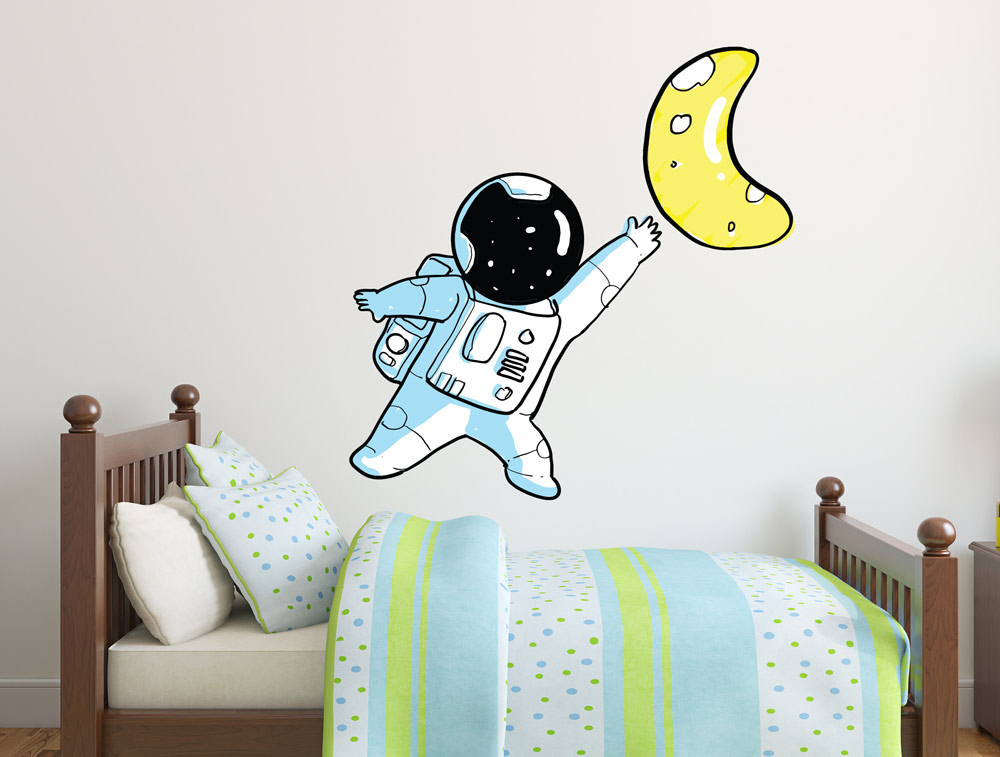 Wall sticker - touch the moon