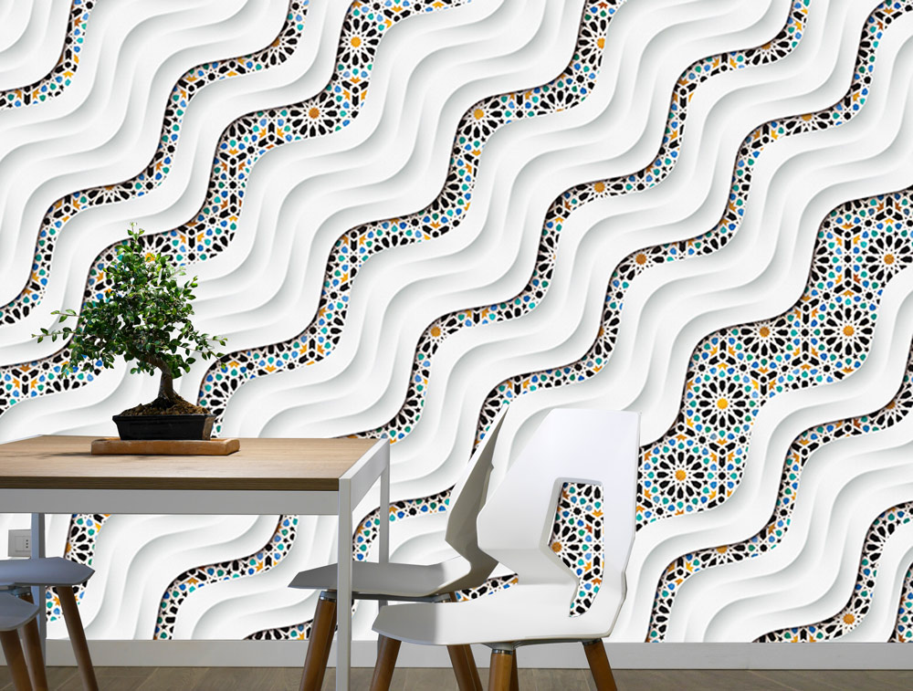 Wallpaper - designed waves