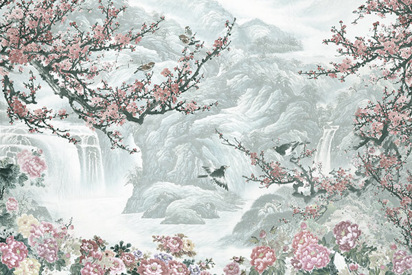 Wallpaper - Japanese-style landscape