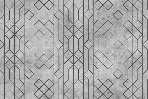 Wallpaper - concrete in a geometric design  