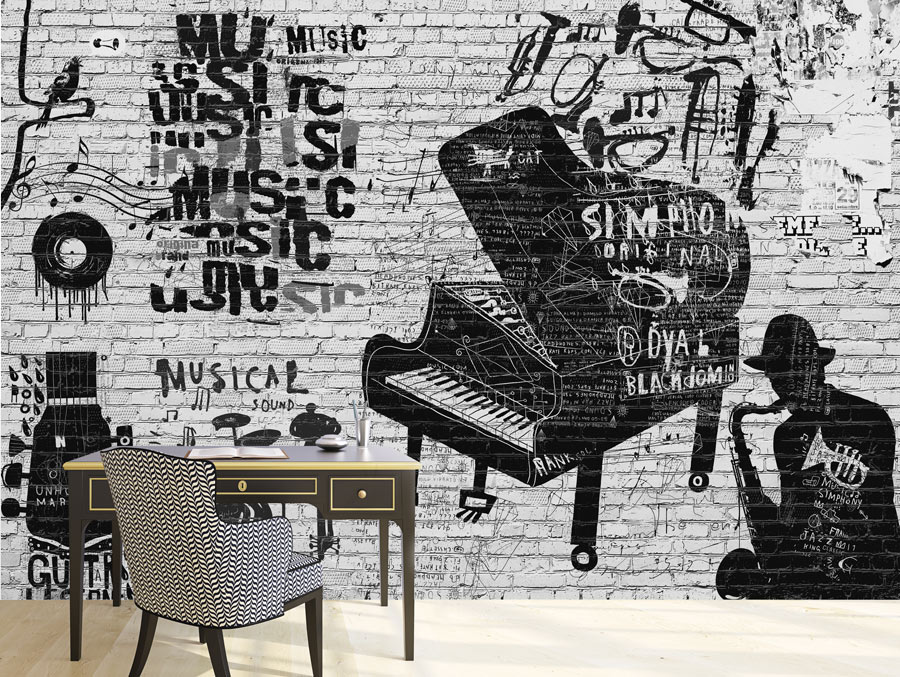 Wallpaper | Graffiti designed music