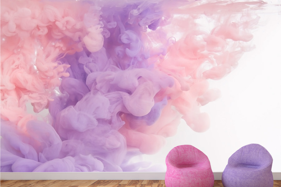 Wallpaper | Purple pink smoke