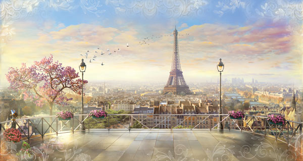 Wallpaper | Beautiful view of the Eiffel Tower
