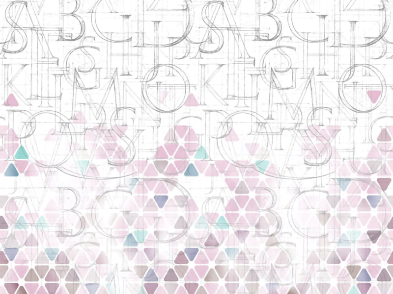 Wallpaper | Pink lettering design