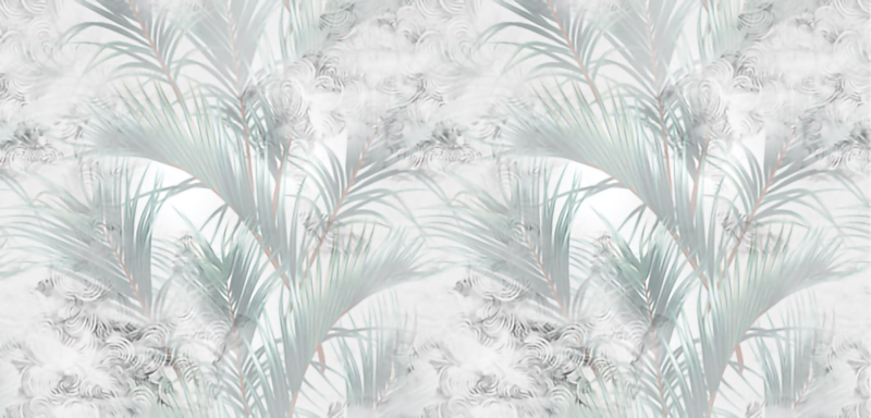 Wallpaper | Leaves in soft shades
