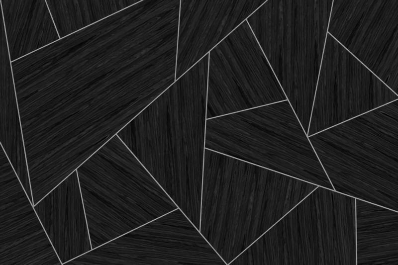 Wallpaper | Shape cuts black wood