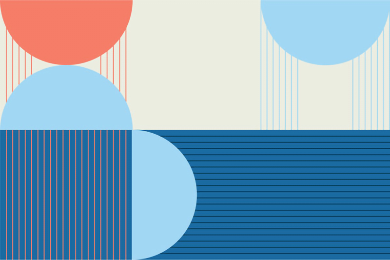 Wallpaper | Stripes and circles