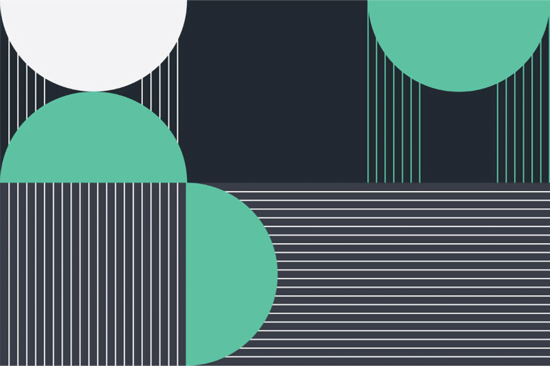 Wallpaper | Stripes and circles in dark shades