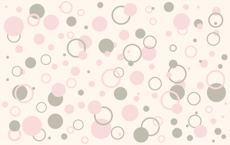 Wallpaper | Beige pink circles and bubbles
