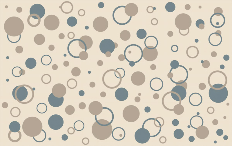 Wallpaper | Bluish beige circles and bubbles