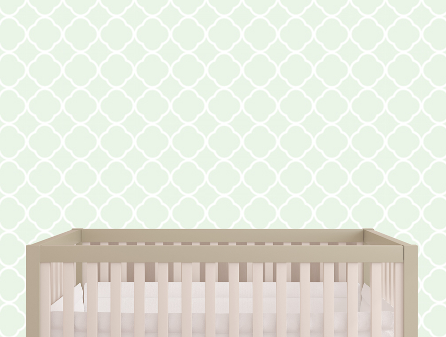 Wallpaper | Light green pattern