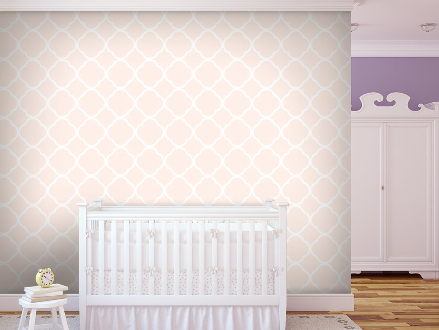 Wallpaper | Light pink pattern