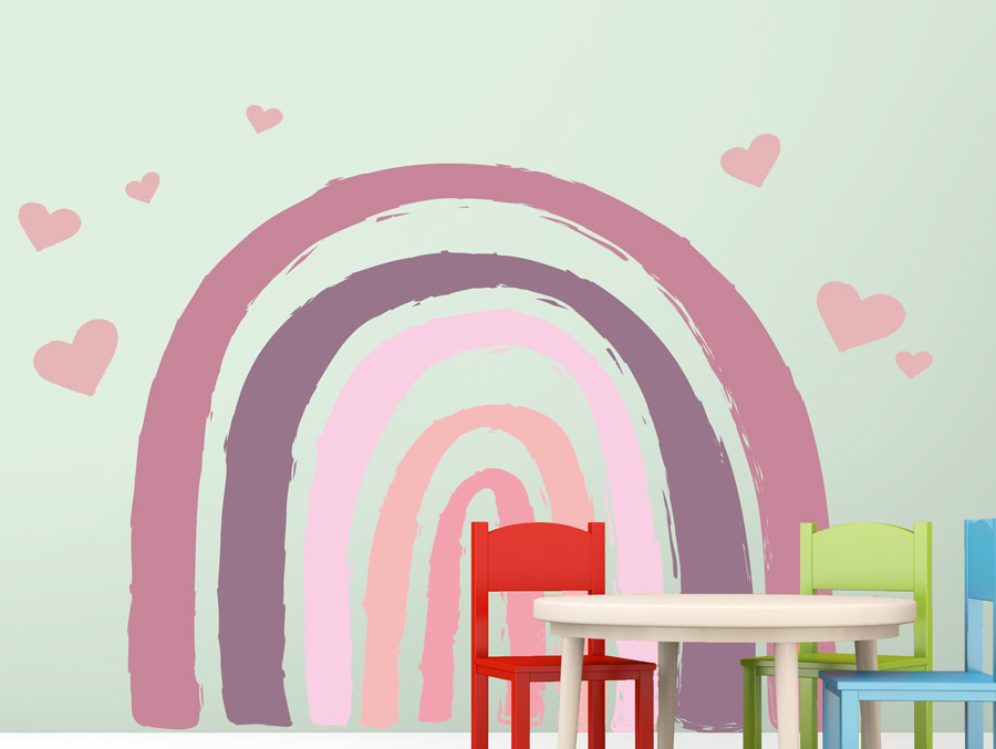 Wall sticker | Pink rainbow
