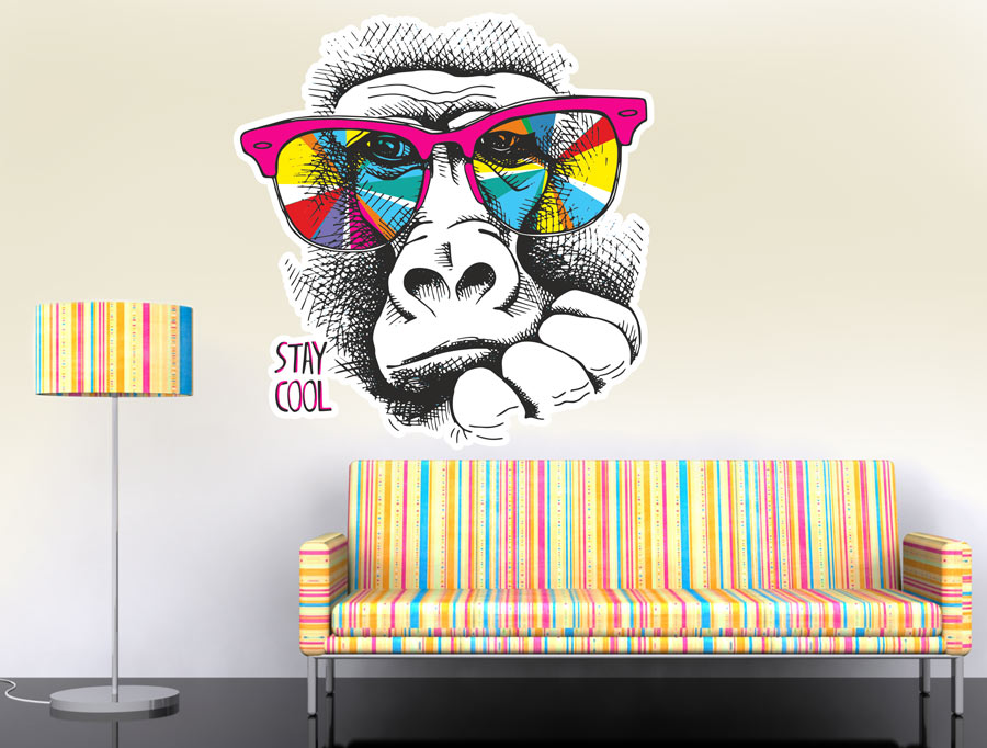 Wall sticker | Cool monkey