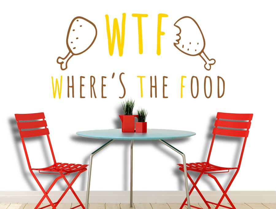 Wall sticker | Where's The Food
