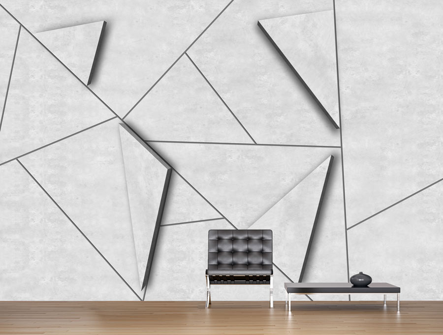 Wallpaper | Light concrete slices