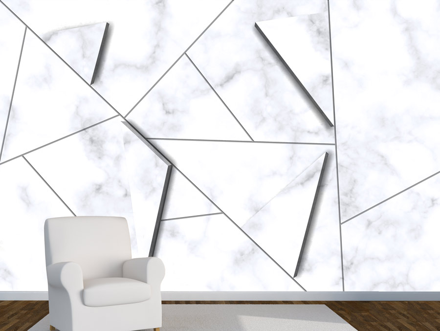 Wallpaper | Light marble slices