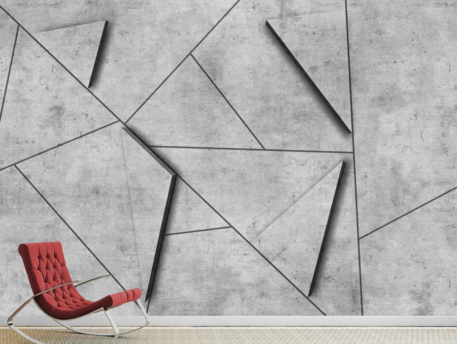Wallpaper | 3D concrete slices
