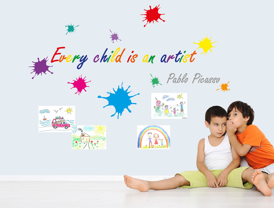 Wall sticker | Every child is an artist