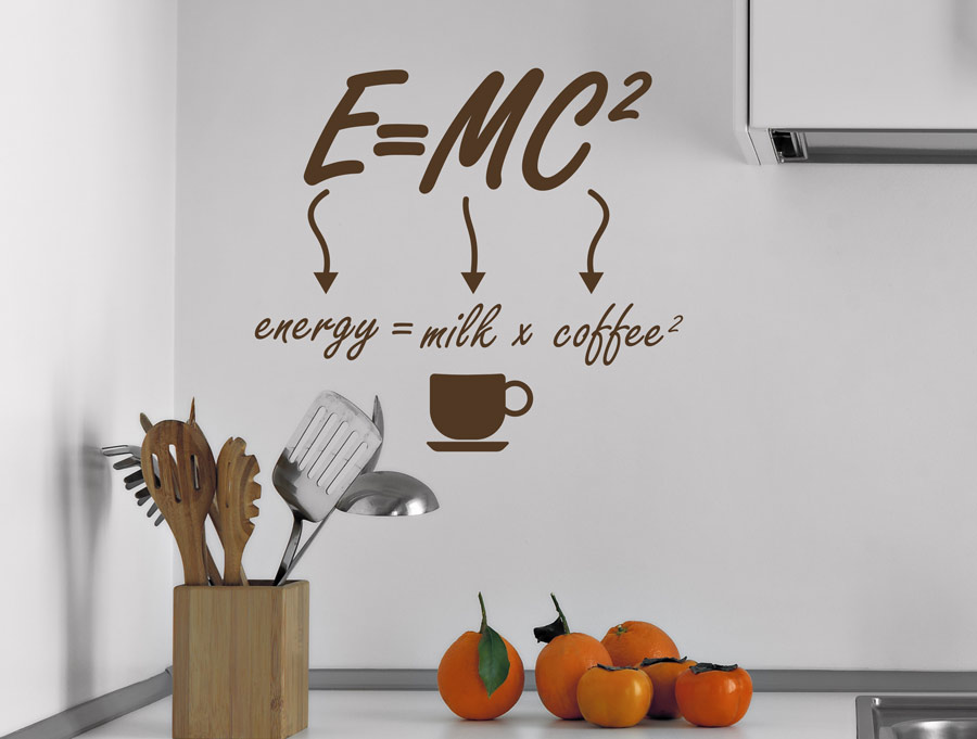 Wall sticker | E=MC²