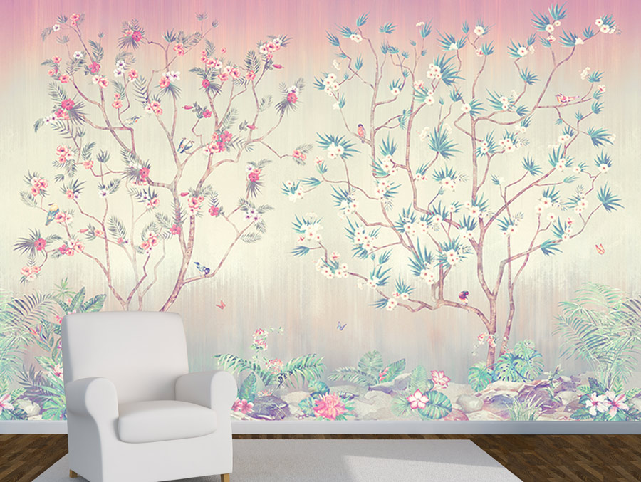 Wallpaper | Japanese sunset tree