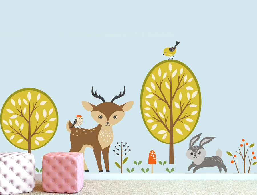 Wall sticker | Animals of the forest