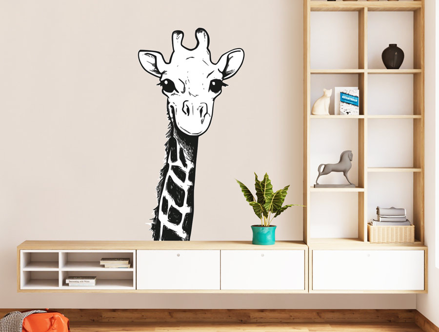 Wall sticker | Giraffe head