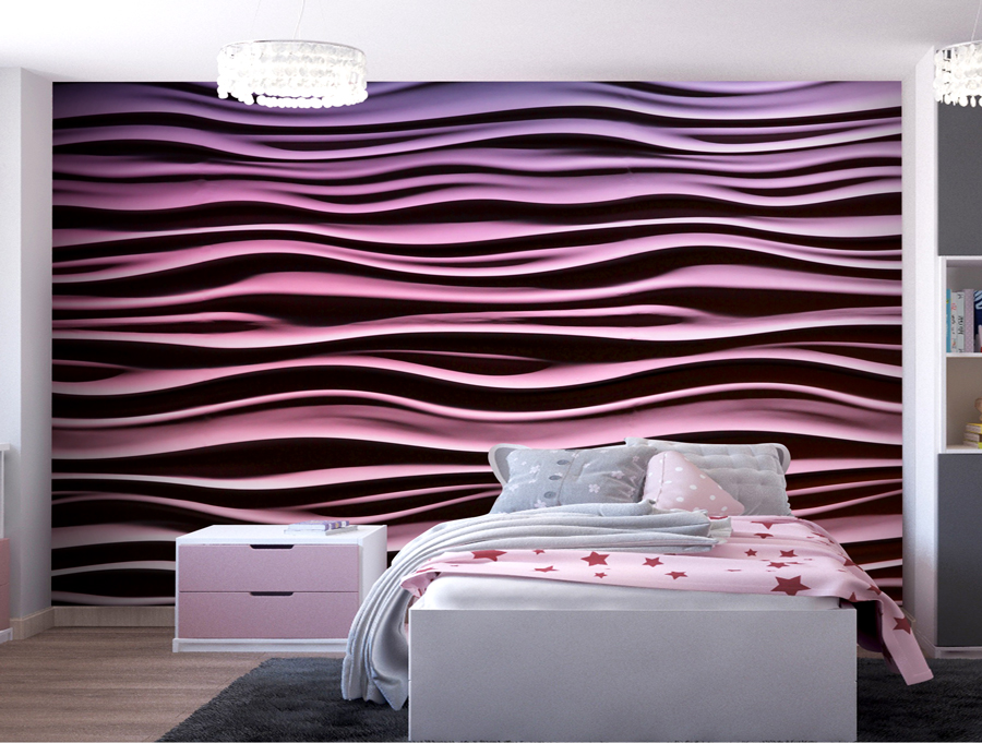 Wallpaper | Wrinkly pink pattern