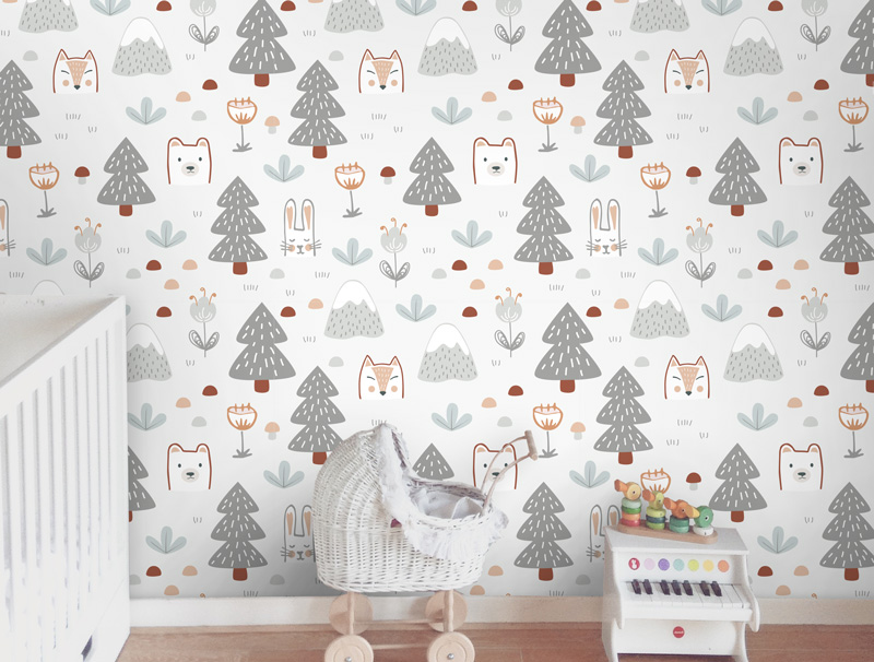 Wallpaper | Sweet animals in the forest