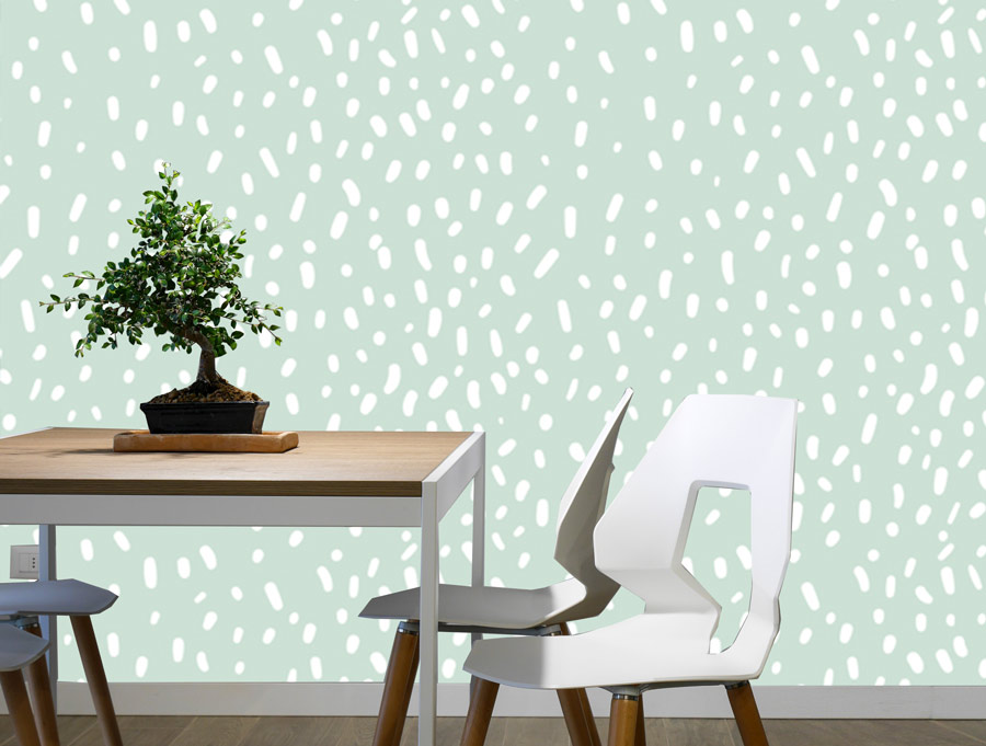 Wallpaper | Green background and spots