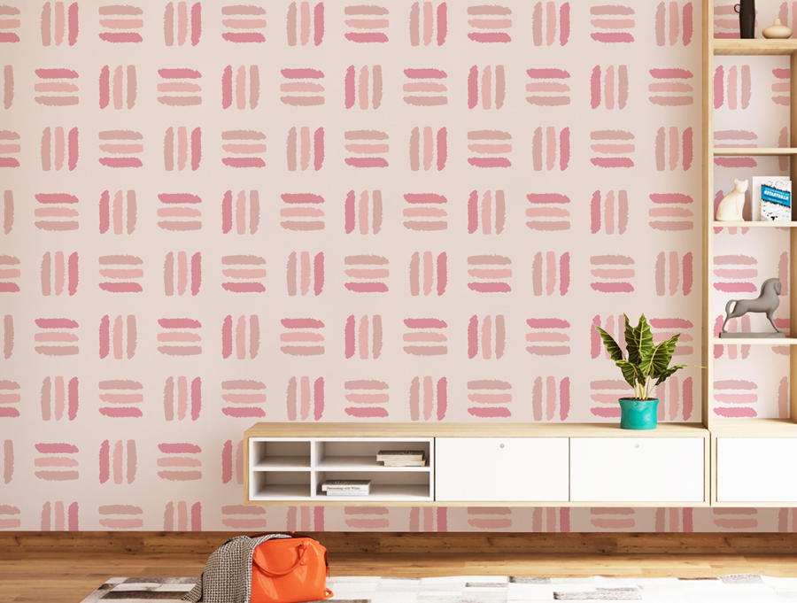 Wallpaper | Pink line design